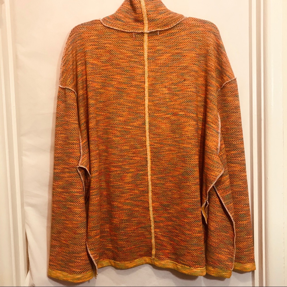 Free People Sunny Days Texture Turtleneck Sweater - Picture 14 of 16